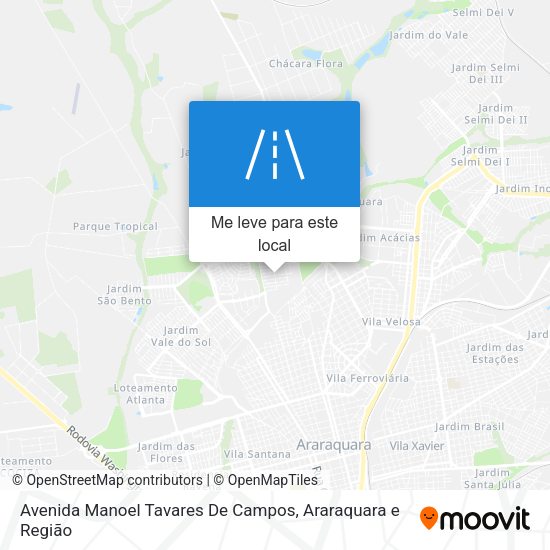 Avenida Manoel Tavares De Campos mapa