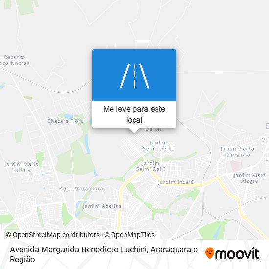 Avenida Margarida Benedicto Luchini mapa