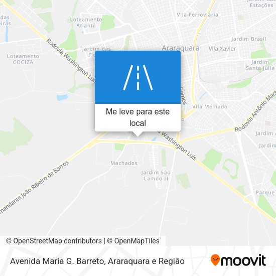 Avenida Maria G. Barreto mapa