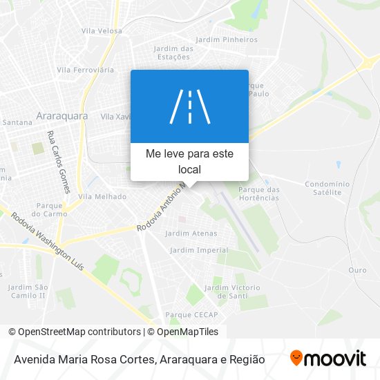 Avenida Maria Rosa Cortes mapa