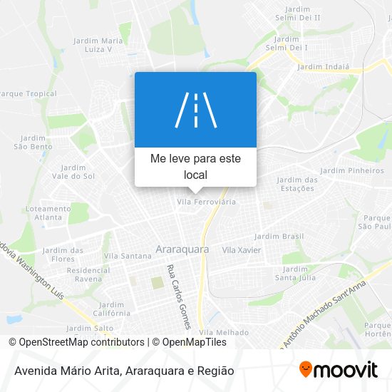 Avenida Mário Arita mapa