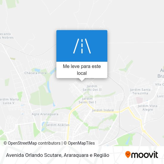 Avenida Orlando Scutare mapa
