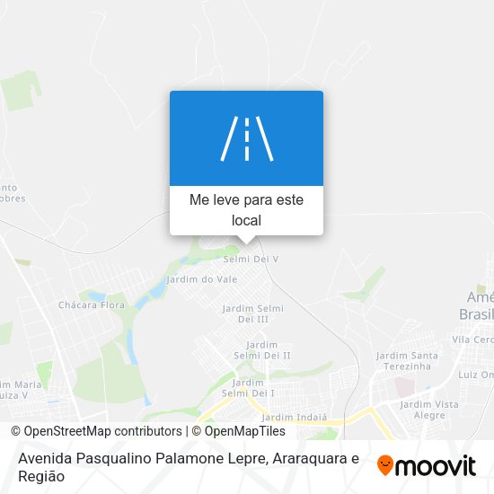 Avenida Pasqualino Palamone Lepre mapa