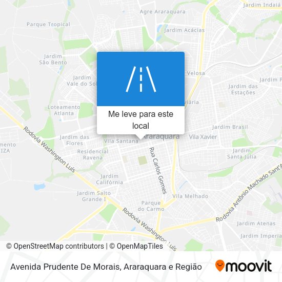 Avenida Prudente De Morais mapa