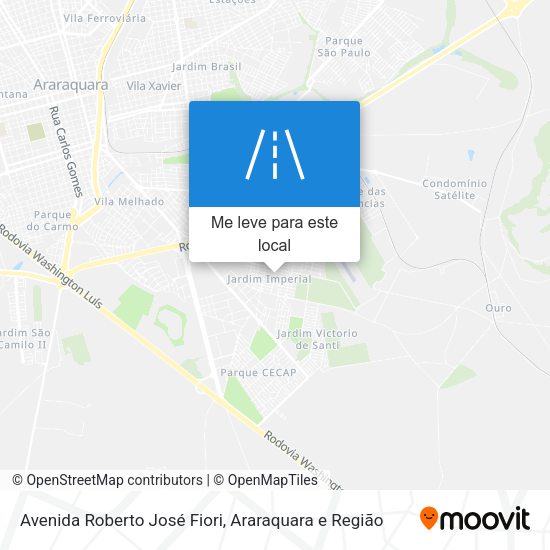 Avenida Roberto José Fiori mapa
