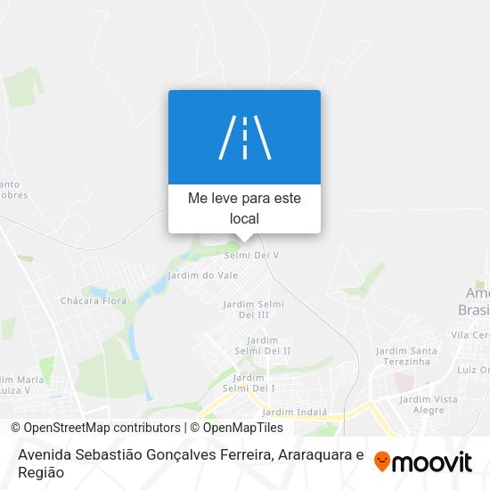 Avenida Sebastião Gonçalves Ferreira mapa