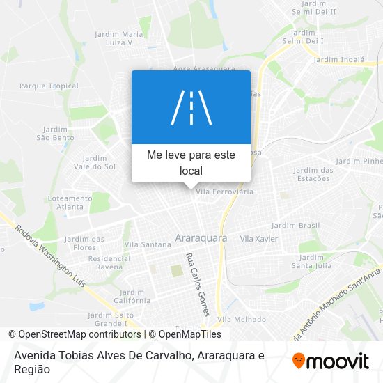 Avenida Tobias Alves De Carvalho mapa