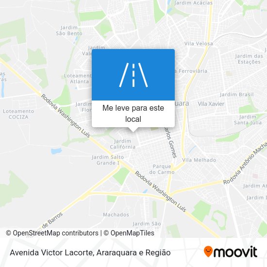 Avenida Victor Lacorte mapa