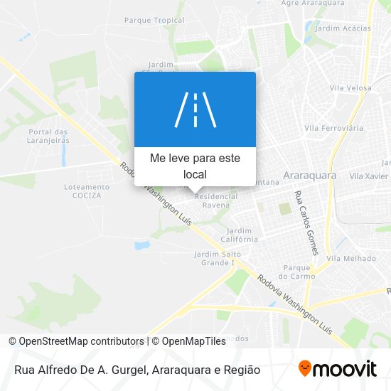 Rua Alfredo De A. Gurgel mapa