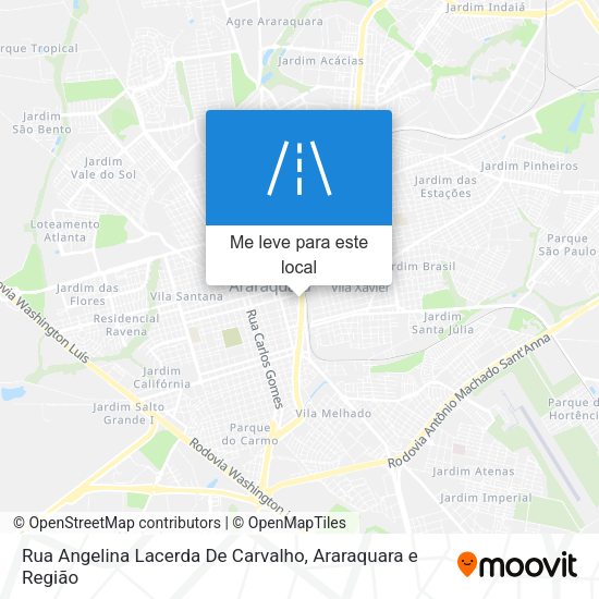 Rua Angelina Lacerda De Carvalho mapa