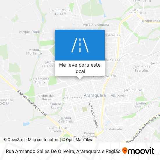 Rua Armando Salles De Oliveira mapa