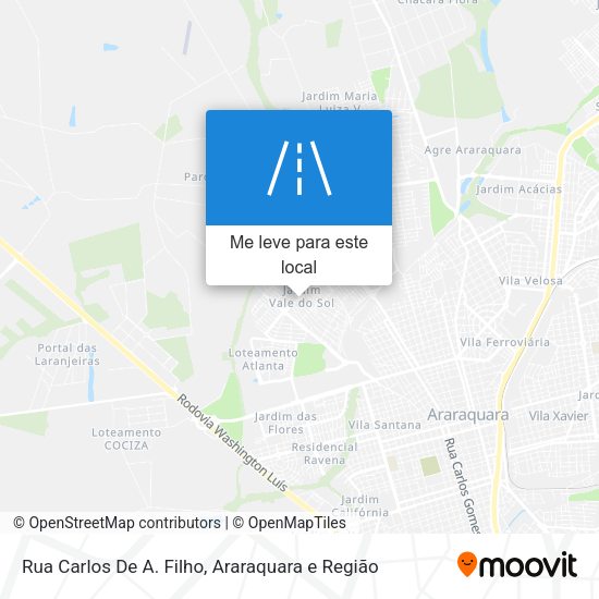 Rua Carlos De A. Filho mapa