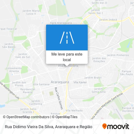 Rua Didimo Vieira Da Silva mapa