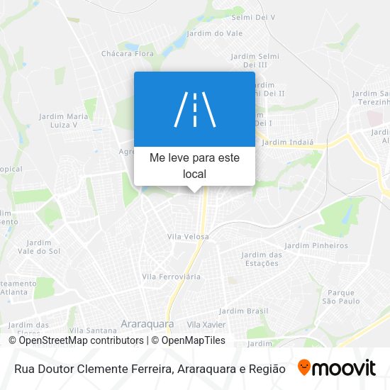 Rua Doutor Clemente Ferreira mapa