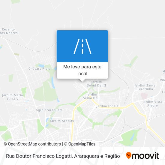 Rua Doutor Francisco Logatti mapa
