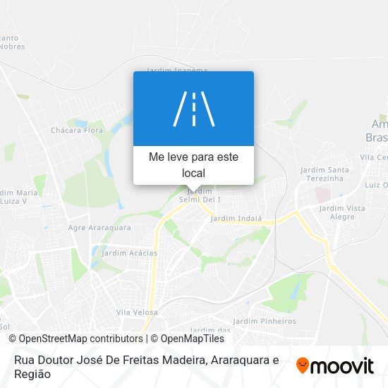 Rua Doutor José De Freitas Madeira mapa