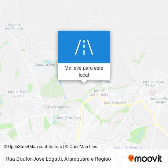 Rua Doutor José Logatti mapa