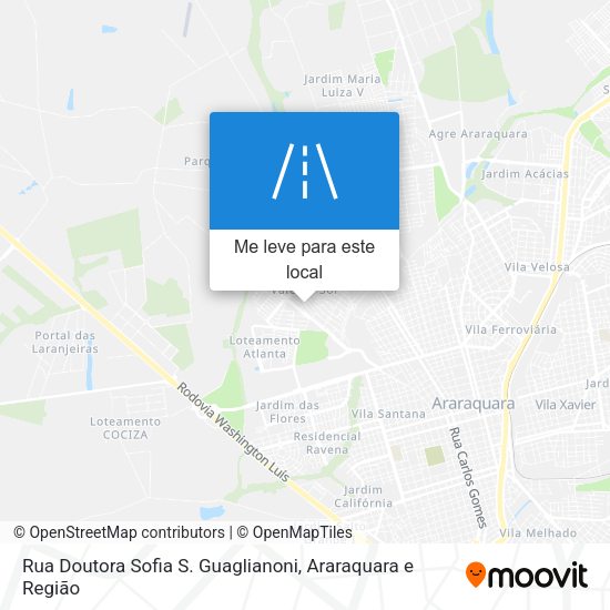 Rua Doutora Sofia S. Guaglianoni mapa