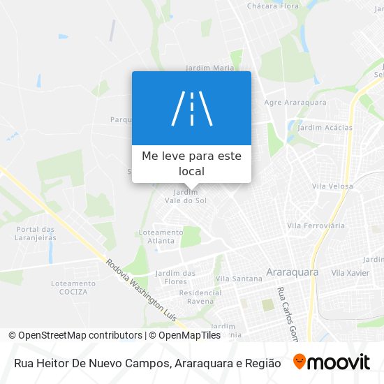 Rua Heitor De Nuevo Campos mapa