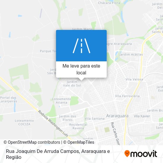 Rua Joaquim De Arruda Campos mapa