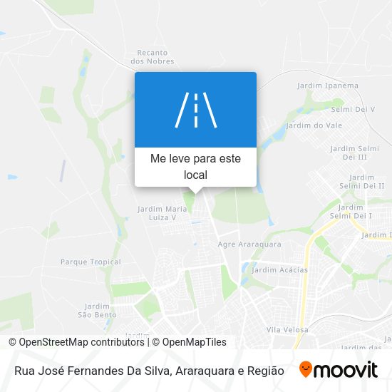 Rua José Fernandes Da Silva mapa