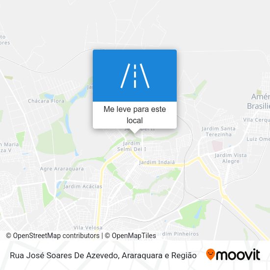 Rua José Soares De Azevedo mapa