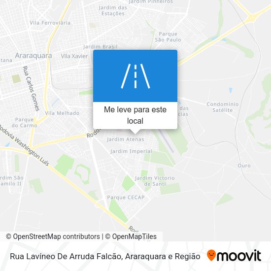 Rua Lavíneo De Arruda Falcão mapa