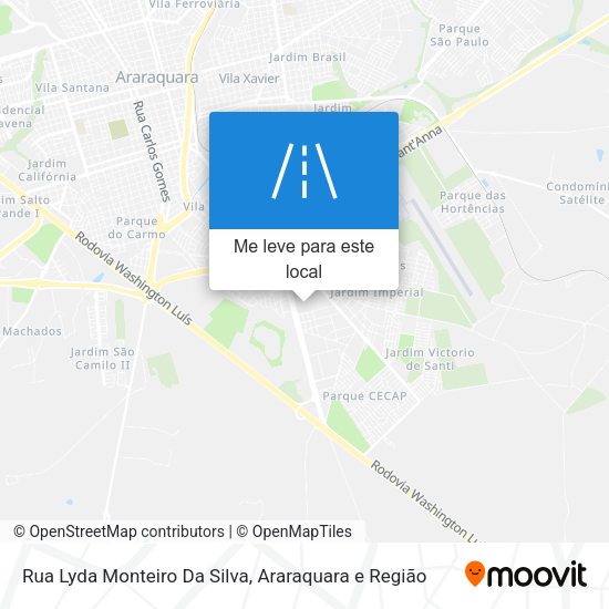 Rua Lyda Monteiro Da Silva mapa
