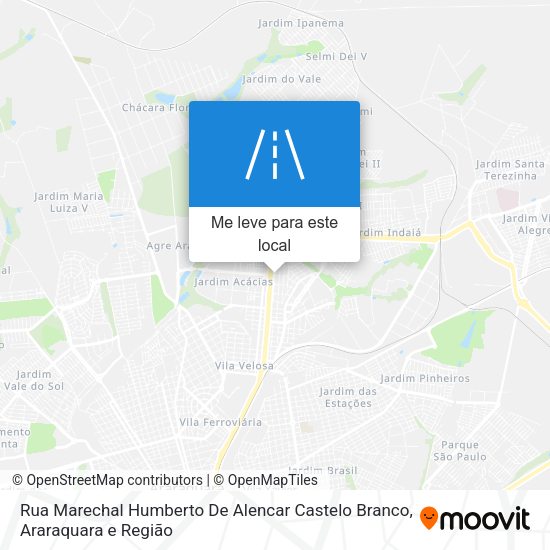 Rua Marechal Humberto De Alencar Castelo Branco mapa