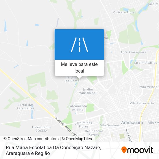 Rua Maria Escolática Da Conceição Nazaré mapa