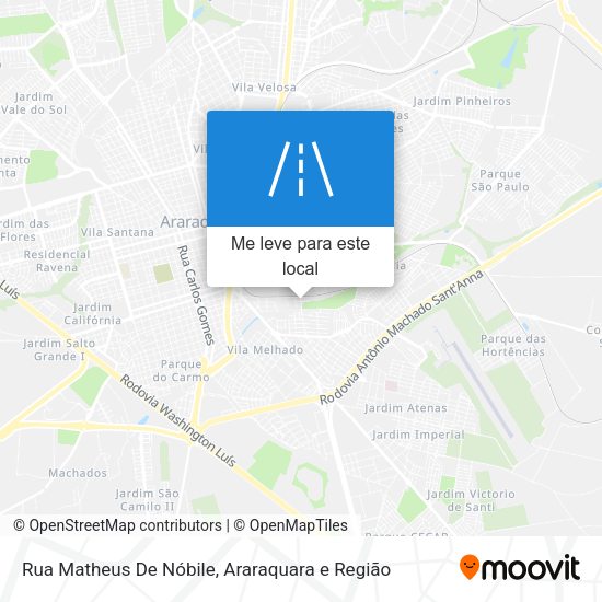 Rua Matheus De Nóbile mapa
