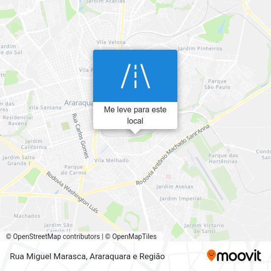 Rua Miguel Marasca mapa