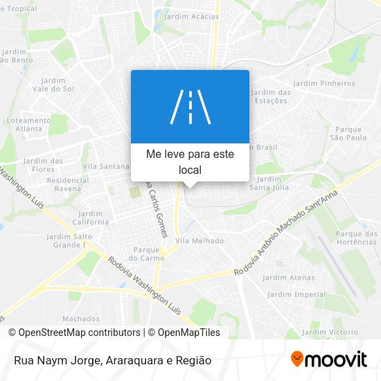 Rua Naym Jorge mapa