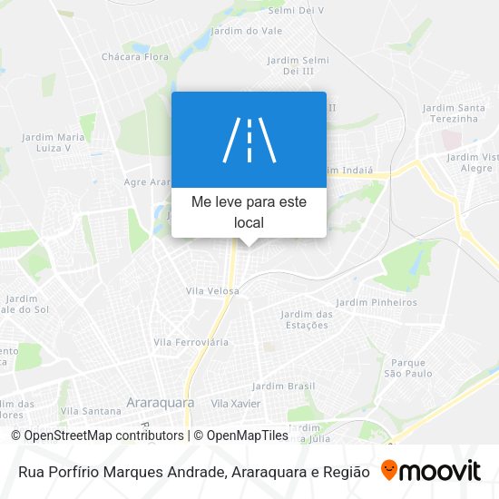 Rua Porfírio Marques Andrade mapa