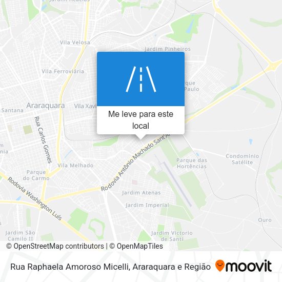 Rua Raphaela Amoroso Micelli mapa