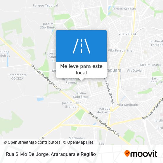 Rua Silvio De Jorge mapa