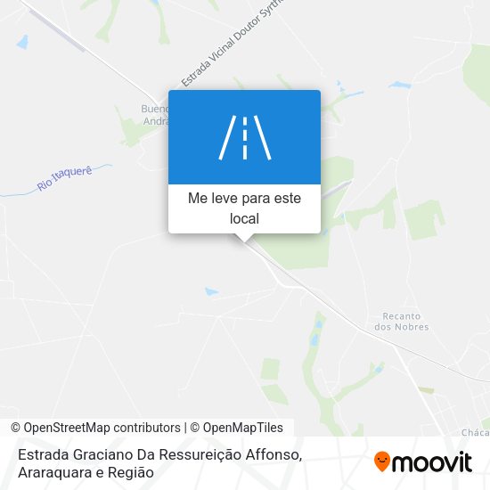 Estrada Graciano Da Ressureição Affonso mapa