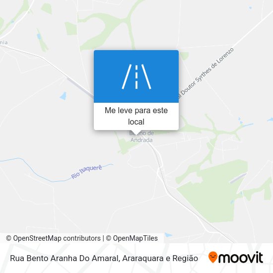 Rua Bento Aranha Do Amaral mapa