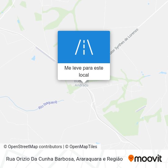 Rua Orizio Da Cunha Barbosa mapa