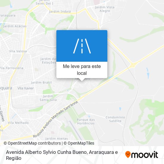 Avenida Alberto Sylvio Cunha Bueno mapa