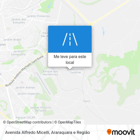 Avenida Alfredo Micelli mapa