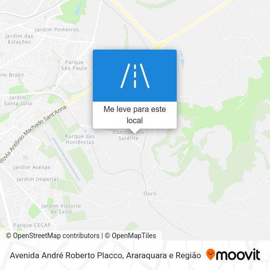 Avenida André Roberto Placco mapa