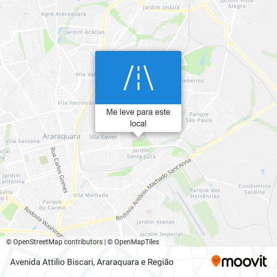 Avenida Attilio Biscari mapa