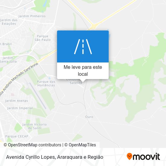 Avenida Cyrillo Lopes mapa