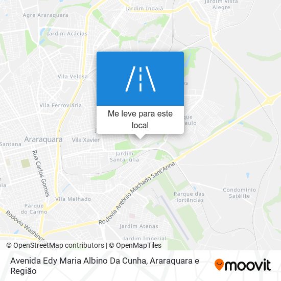 Avenida Edy Maria Albino Da Cunha mapa