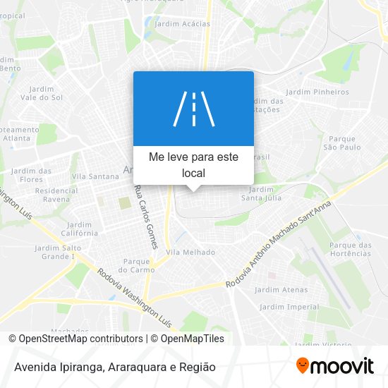 Avenida Ipiranga mapa