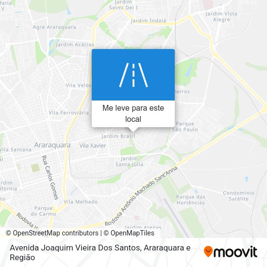 Avenida Joaquim Vieira Dos Santos mapa