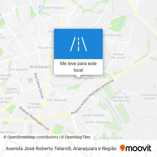 Avenida José Roberto Telarolli mapa