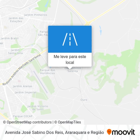 Avenida José Sabino Dos Reis mapa