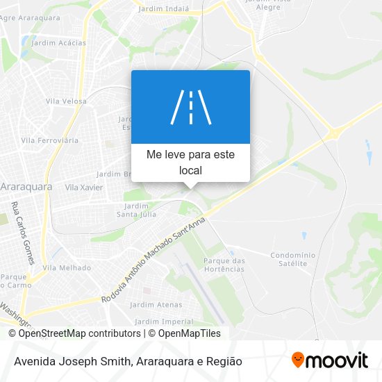 Avenida Joseph Smith mapa